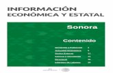 Sonora - gob.mx · De acuerdo al Directorio Estadístico Nacional de Unidades Económicas2, esta ... Parque Industrial El Río Parque Industrial Luva Caborca Parque Industrial Ocotillo
