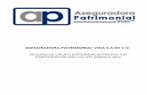 ASEGURADORA PATRIMONIAL VIDA S.A DE C.V.apvida.mx/documentos/Productos/Condiciones-0699-2010-V1.pdf · 2018-01-31 · documentos que sirvieron de base para determinar su invalidez.