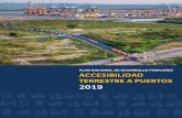 Plan Nacional de Accesibilidad Terrestre a Puertos 2019 · Transmitir una orientación clara en lo que respecta a proyectos de conectividad vial y ferroviaria portuaria, considerando