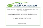 020807 REGLAMENTO DE SERVICIO SANTA ROSA aprobado. · “habilitaciÓn corredor de transporte pÚblico av. santa rosa sector alameda – a. vespucio” reglamento de servicio de la