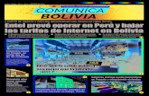 Entel prevé operar en Perú y bajar las tarifas de Internet ... · Entel una ‘concesión única’ para la prestación de servicios de telecomunicaciones en su territorio. ...