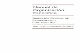 Manual de Organización Específico · 2017-03-17 · En este mismo sentido y toda vez que el Manual de Organización constituye una herramienta administrativa de apoyo, tanto del