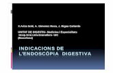 X.Ariza Solé, A. Gimenez Roca, J. Rigau Cañardo UNITAT DE ... · ENDOSCOPIA DIGESTIVA ALTA 1- Diagnòstica: Símptomes persistents de tracte digestiu superior Sospita radiològica