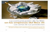 La comunicación de la RSC en las empresas del Ibex 35pdfs.wke.es/0/5/5/9/pd0000030559.pdf · objetividad si es así, es analizar las cartas de los presidentes de las empresas del