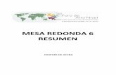 MESA REDONDA 6 RESUMEN - World Banksiteresources.worldbank.org/ACCRAEXT/Resources/... · 4 MESA REDONDA 6: INFORME RESUMIDO 1. Contexto ... Sociedad Civil y Eficacia de la Ayuda,