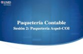 Paquetería Contable - UNIDcontable, una de las primeras que mencionaremos es el llamado ASPEL-COI, desarrollado por una empresa mexicana 100%, maneja sistemas contables y administrativos