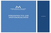 PROSPECTO DE INFORMACIÓN - Valmex · Página 1 de 38 A. PORTADA EL PRESENTE DOCUMENTO CONTIENE EL PROSPECTO DE INFORMACIÓN AL PUBLICO INVERSIONISTA DEL FONDO DE INVERSIÓN Q UE
