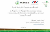 LA EXPERCIENCIA DE COSTA RICA EN LA IMPLEMENTACIÓN DEL PROGRAMA DE PAGO ... · El Programa de Pago por Servicios Ambientales y los esquemas de financiamiento dirigidos a apoyar el