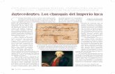 ESTUDIO: LOS CHASQUIS EN EL CORREO DEL …...desde 1717, el Virreinato de Nueva Granada, hasta la Independencia de España en 1810. Para lograr gran celeridad en los relevos, el Inca