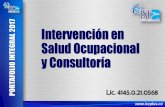 INTEGRAL 2017 Intervención en Salud Ocupacional y Consultoríaiscplus.co/wp-content/uploads/2017/04/PORTAFOLIO-INTEGRAL-ISC … · Fomentar el bienestar y autocuidado físico y mental