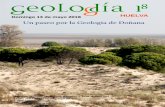 Domingo 13 de mayo 2018 HUELVAsociedadgeologica.es/archivos_pdf/geolodia18/guias...Dunas desarrolladas sobre la flecha litoral Cubriendo la flecha litoral y parte de la marisma se