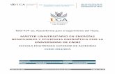 MÁSTER UNIVERSITARIO EN ENERGÍAS RENOVABLES Y …iiter.uca.es/mere/images/AutoinformeSeguimientoTitulo.pdf · núcleo central de la parte de energías renovables, permitiendo así