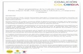 Bases programáticas de la Coalición Colombia Partido Alianza … · abanico de posibilidades y oportunidades de desarrollo social y económico de los territorios, el cual necesita
