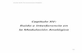 Capítulo XV: Ruido e Interferencia en la Modulación Analógicaingenieria1.udistrital.edu.co/archivosudin/cancino...el filtro de salida eliminará esta interferencia. Si f I < W,