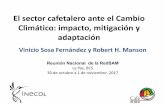 El sector cafetalero ante el Cambio Climático: impacto ...red-sam.org/wp-content/uploads/3_Dr_Vinicio_J_Sosa.pdf · causado por la emisión de gases que tienen un efecto invernadero