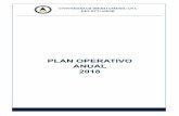 PLAN OPERATIVO ANUAL 2018 · GESTIÓN MEDIOS DE VERIFICACIÓN PRESUPUESTO ESTIMADO RESPONSABLES Elaboración de Plan de fortalecimiento Un Plan de fortalecimiento de los indicadores