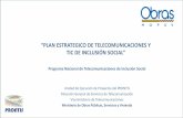 Programa nacional de telecomunicaciones de inclusión socialprontis.gob.bo/infor/PLANESTRATEGICOPRONTIS.pdf · Bolivia Habitantes Localidades Radio Televisión Computador Internet