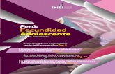 Perú Fecundidad Adolescente - Instituto Nacional de ... · de 2,4% en el año 2010 a 3,0% en 2014/2015; las de 16 años, aumentó de 5,1% a 5,9%, mientras que disminuyó el porcentaje
