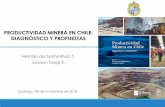 PRODUCTIVIDAD MINERA EN CHILE: DIAGNÓSTICO Y … · Producción de la industria del cobre nacional 4 • La industria del cobre representó en promedio el 88,9% del PIB de la industria