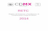 RETC - cms.sedema.cdmx.gob.mx 2014.pdf · ambiental durante el año 2015. Estas fuentes fijas, corresponden a establecimientos de giro industrial, comercial y de servicios, ubicados