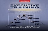 EXECUTIVE TRAININGfiles.seminarium.com/incompany/PDF/Folleto_executive_training.pdf · coaching para asegurar la implementación de los conceptos aprendidos. Seminarium cuenta con
