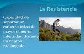 soportar un esfuerzo físico de - Gobierno de Canarias€¦ · Comparación de las características de la resistencia aeróbica y anaeróbica. RESISTENCIA ANAERÓBICA RESISTENCIA