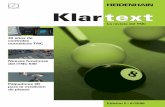 30 años de controles numéricos TNC del iTNC 530 · 2016-02-25 · Klartext – la revista del TNC · Edición 5 · 6/2006 Página 3 Contenido 30 años de controles numéricos TNC