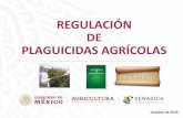 REGULACIÓN DE PLAGUICIDAS AGRÍCOLAS · 2019-10-09 · en el directorio fitosanitario correspondiente, así como las obligaciones que se deriven de la misma. Por la que se establecen