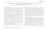 Colonoscopia virtual: papel en el screening del …...Ulla M. et al. Colonoscopia virtual: papel en el screening del cáncer colorrectal 79La evaluación combinada bidimensional y