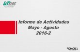 Informe de Actividades Mayo -Agosto 2016-2transparencia.esonora.gob.mx/NR/rdonlyres/71035464-A86C... · 2020-03-18 · MANUTENCIÓN 121 APOYA TU TRANSPORTE 18 FUNDACIÓN DE ESPOSOS