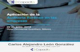 Carlos Alejandro León González...TecMilenio y Master en Evaluación de Políticas Públicas por la Universidad Internacional de Andalucía, es Contador Público con Certificación