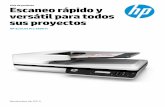 Guía de producto Escaneo rápido y versátil para …Guía de producto | HP ScanJet Pro 3500 f1 Índice 3 Escaneo fiable y versátil para toda la oficina 4 Información del producto