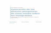 Valoración de los jóvenes penquistas de clase media sobre ... · Migración del Ministerio del Interior y Seguridad Pública, 2016). El flujo de la inmigración en Chile se puede