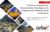 Junio 2019 El Sistema Nacional de Planeamiento Estratégico ... · Junio 2019 El Sistema Nacional de Planeamiento Estratégico y la ... Tendencias de la fuerza laboral peruana al