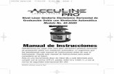 2406H-Spanish 7/22/09 9:55 AM Page 1 Spanish.pdf · lea atentamente este manual de instrucciones antes de usar el instrumento. Guarde este manual de instrucciones para poder consultarlo