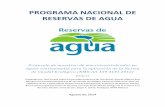 PROGRAMA NACIONAL DE RESERVAS DE · 2018-08-31 · Reservas de Agua para el Ambiente (PNRA) como una medida de gestión y conservación de los recursos hídricos de México. Este