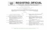 TRIBUNAL CONSTITUCIONAL Quito: Avenida 12 de Octubre N 16 ...€¦ · de la Cuenca del Río Guayas (CEDEGE) .. 4 010 Refórmase el Acuerdo Ministerial Nro. 028 de 8 de junio del 2005