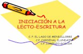 INICIACIÓN A LA LECTO-ESCRITURA - Navarracaps.educacion.navarra.es/infantil/attachments/article/...INICIACIÓN A LA LECTO-ESCRITURA C. P. EL LAGO DE MENDILLORRI C.P. CARDENAL ILUNDAIN