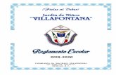 2019-2020 - Villavilla.edu.mx/wp-content/uploads/2019/09/REGLAMENTO-PREESCOLAR-19-20.pdf · entregará mensualmente, la boleta de calificaciones. En reuniones con padres de familia,