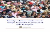 Transversalización de Género en la OEA - Inclusión y …inclusionyequidad.org/.../2018/05/Manual-OEA-FINALF.pdf(Carta Democrática de la OEA, 11 de septiembre de 2001). 4 Índice