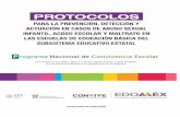 PROTOCOLOS - Estado de Méxicoconvive.edomex.gob.mx/sites/convive.edomex.gob.mx/files... · 2019-12-19 · El material de Protocolos para la Prevención, Detección y Actuación en