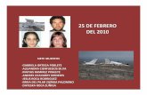 25 DE FEBRERO DEL 2010 - CIPER Chile...sobrevoló aquel 25 de febrero del 2010, en su tercer vuelo con 30 GALONES DE COMBUSTIBLE, cantidad que fue reportada en el manifiesto de pasajeros