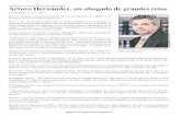 Arturo Hernández, un abogado de grandes retosarturovhernandezpa.com/pdfs/NuevoHerald-Articles.pdf · Arturo Hernández, un abogado de grandes retos RUI FERREIRA/El Nuevo Herald Para