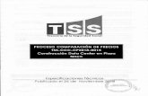 Especificaciones Técnicas Publicado el 26 de Noviembre 2. · 2018-12-31 · Tesorería de la Seguridad Social PROCESO COMPARACIÓN DE PRECIOS TSS-CCC-CP2018-0015 Construcción Data