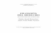 FILOSOFIA DEL DERECHO - webgardenmedia1.introduccioni.webgarden.es/files/media1... · 2009-12-27 · centrales como la interpretación del derecho, la argumentación jurídica, y