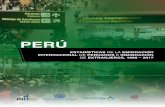PERÚ - Instituto Nacional de Estadística e Informática · información de las principales características sociodemográficas de los migrantes peruanos, como: sexo, edad, ocupación