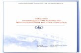 Informe Investigación Especial Municipalidad de …...Municipalidad de Las Condes a través de Ord. Municipal N 113 de 2009 -a petición de este Organismo de Control- el recurrente