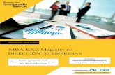 MBA EXE Magíster en · Rotaciones, Conceptos de Masas Financieras • Análisis Horizontal y Vertical de los Estados Financiero y Contables. Revisión de tendencias y Proporciones