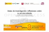Datos de investigación: reflexiones sobre su acceso abiertorecolecta.fecyt.es/sites/default/files/contenido/documentos/Datos_d… · provenir de una fuente única y deben ser difíciles