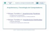 Arquitectura y Tecnología de Computadores Bloque …...Universidad de Oviedo Area de Arquitectura y Tecnología de Computadores Arquitectura y Tecnología de Computadores (08/09)